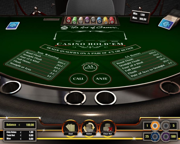 Casino Hold'em Screenshot
